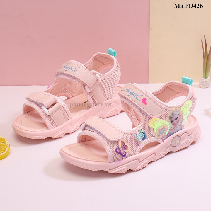 Giày elsa cho bé gái kiểu sandal từ 3-12 tuổi PD426