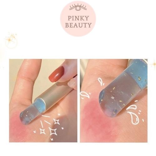 Son Dưỡng Kích Màu Môi Lên Tone Pinky Beauty Chứa Tinh Dầu Hoa Hồng Và Chất Liệu Vàng, Đổi Màu Theo Thời Gian