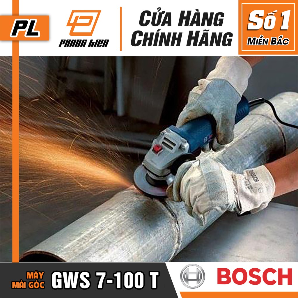 Máy Mài Góc Bosch GWS 7-100 T (100MM-720W) - Hàng Chính Hãng