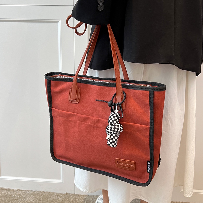 Túi canvas Đeo Vai Sức Chứa Lớn Dành Cho Nữ