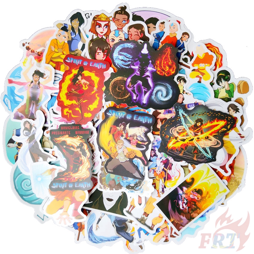 ❉ Avatar：The Last Airbender - Series 02 Cartoon TV Shows Stickers ❉ 50Pcs/Set DIY Mixed Fashion Doodle Decals Stickers