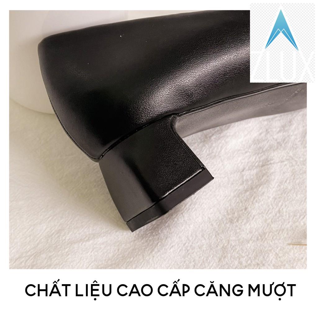 💇 Giày Cao Gót Nữ JOTI Joyce 3277AU4 - Mũi Vuông Bít Gót Đế Vuông Cao 3cm Da Mờ - Mang Công Sở Dự Tiệc 💇