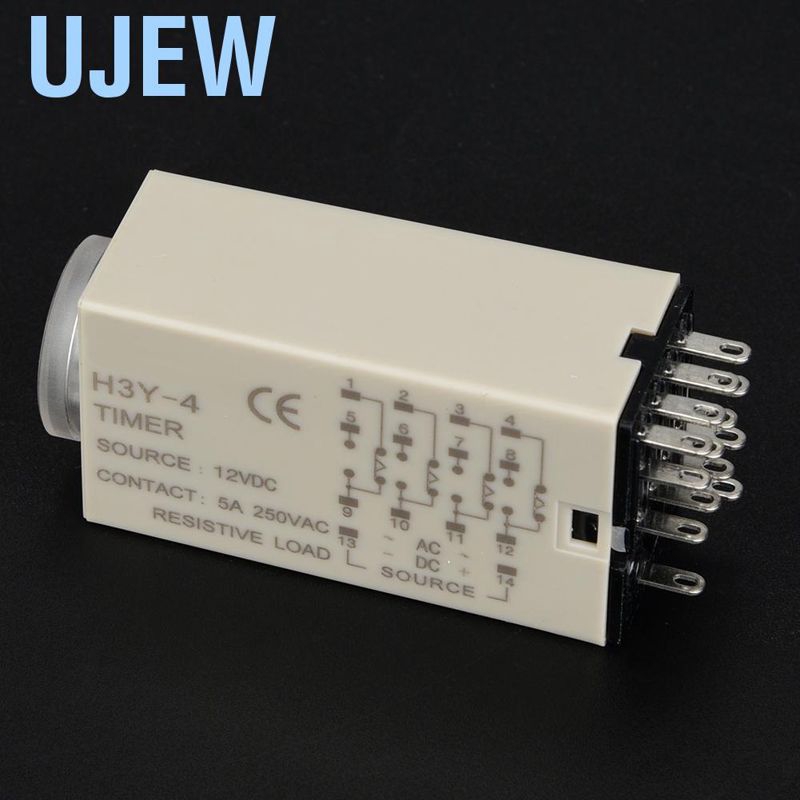 Rơ Le Hẹn Giờ 14-pin 12vdc H3y-4 6s 30s 60s