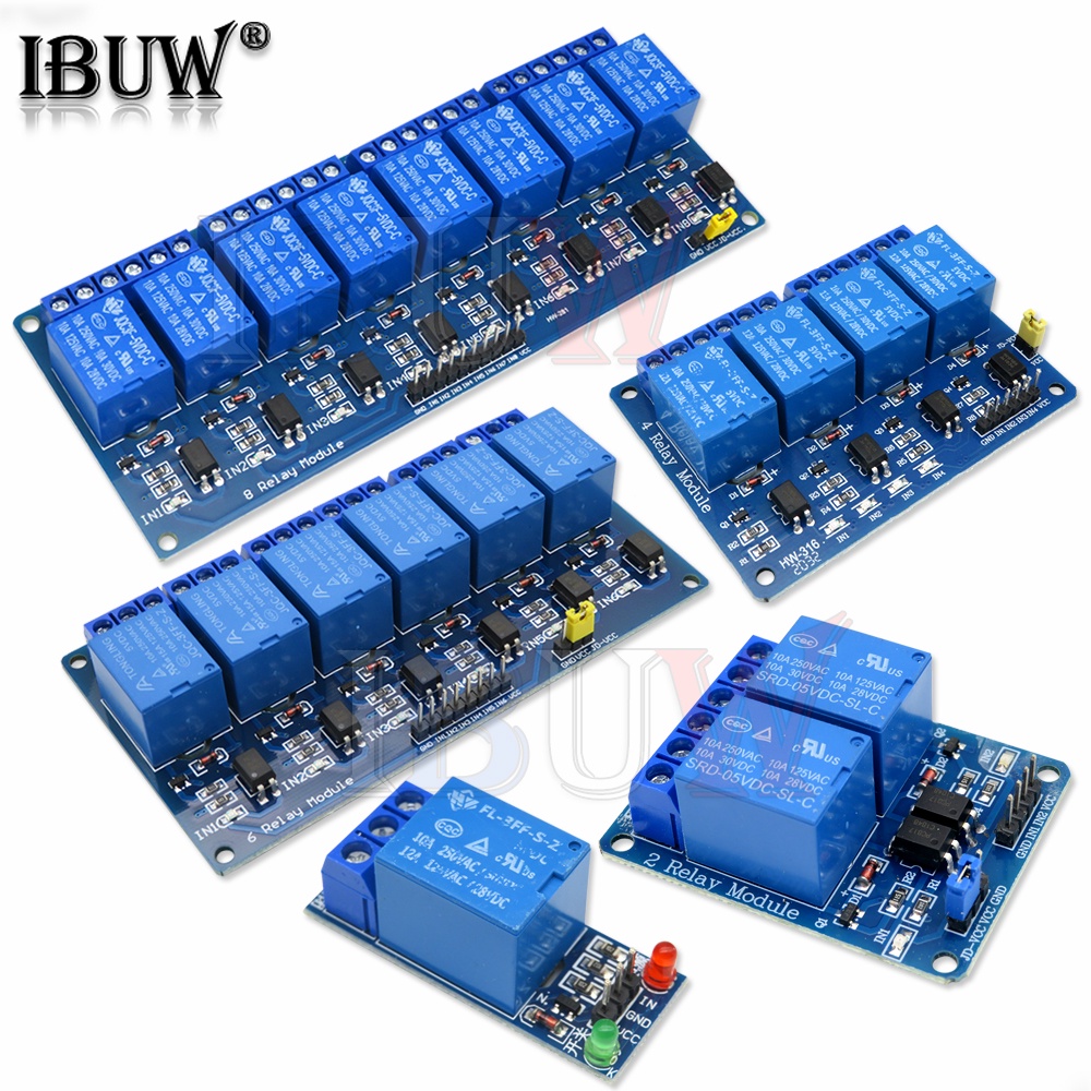 Mô Đun Rơ Le 5v 1 2 4 6 8 Kênh Đầu Ra 1 2 4 6 8 Chiều Chuyên Dụng