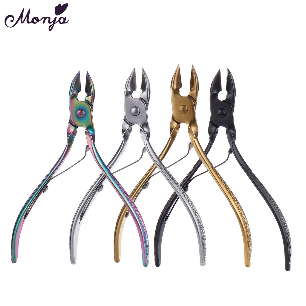 MONJA [Hàng mới về] Kềm cắt móng tay bằng thép không gỉ an toàn chất lượng cao