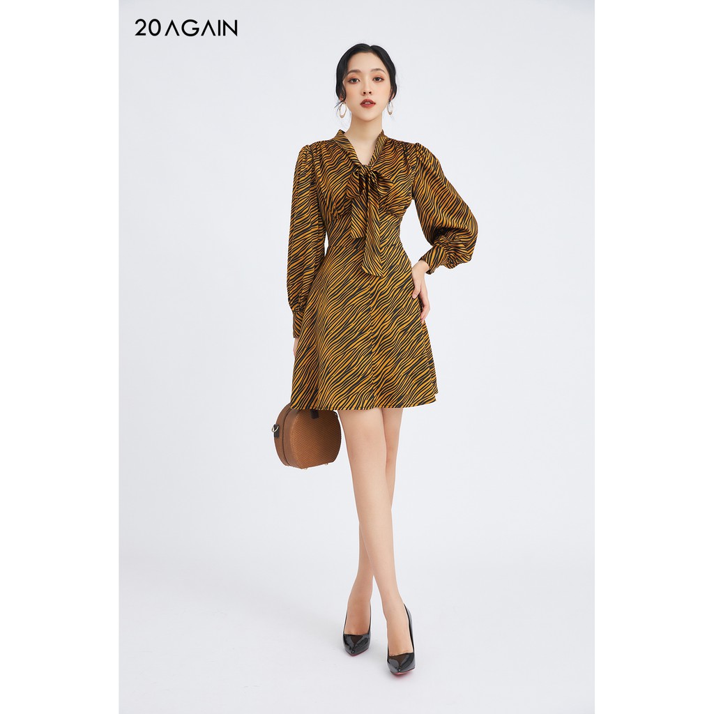 Đầm xòe dài tay cổ nơ - 20 Again - DEC0060 | BigBuy360 - bigbuy360.vn