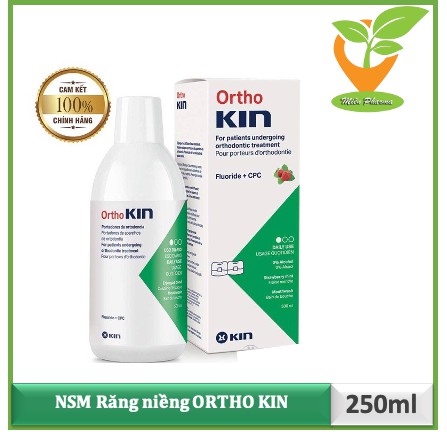 Nước súc miệng dành cho răng niềng Ortho Kin [NSM ORTHOKIN]