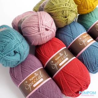 Len sợi Acrylic Stylecraft Special DK (Tông màu trầm)