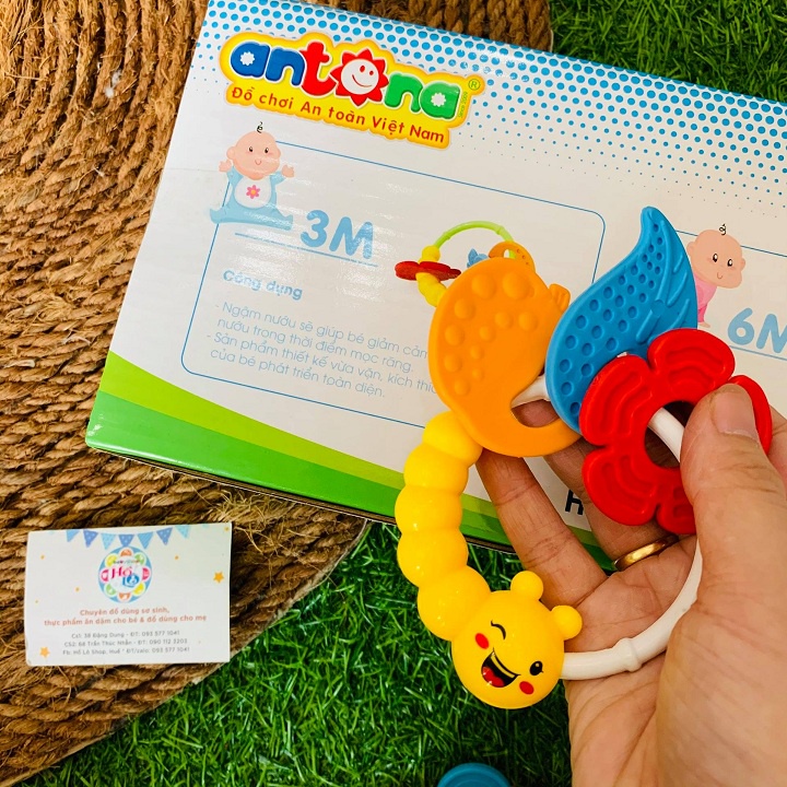 Đồ Chơi Ngậm Nướu Antona Cho Bé Thời Kì Mọc Răng