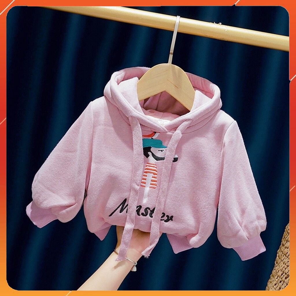 Áo Nỉ Bông Hoodie Cho Bé Cực xinh Mã AN1, Áo Mùa Đông Cho Bé Trai Bé Gái Từ 6-26Kg TRANG-STORE29