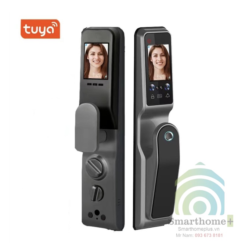 Khóa Cửa Thông Minh Face ID Có Màn Hình Wifi Tuya SHP-DL7Lv2