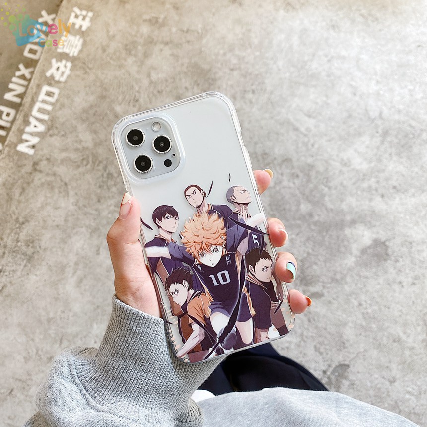 Ốp Điện Thoại Mềm Trong Suốt In Hình Anime Bóng Chuyền Cho Xiaomi Mi Poco X3 Nfc Redmi 9t 9a Note 9s Note 9 Pro Note 8 7 5 Pro