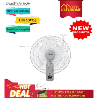 BÃO SALE {Hàng chính hãng} ( Hàng_Chính hãng) Quạt treo tường Midea FW40-15VFR