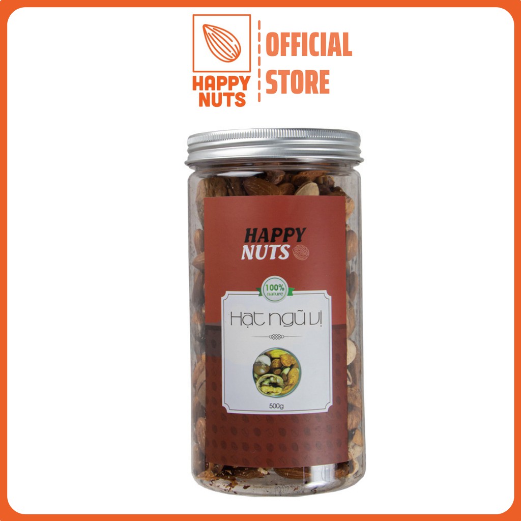 Hạt Ngũ Vị mix 5 loại hạt nhập khẩu HAPPY NUTS 500gr