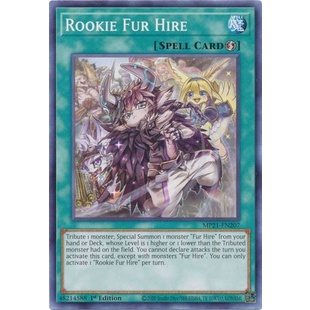 Thẻ bài Yugioh - TCG - Rookie Fur Hire / MP21-EN207'