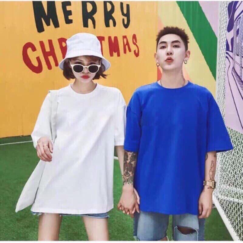 áo thun tay lỡ nam &amp; nữ FOME RỘNG chất thun xịn 4T10