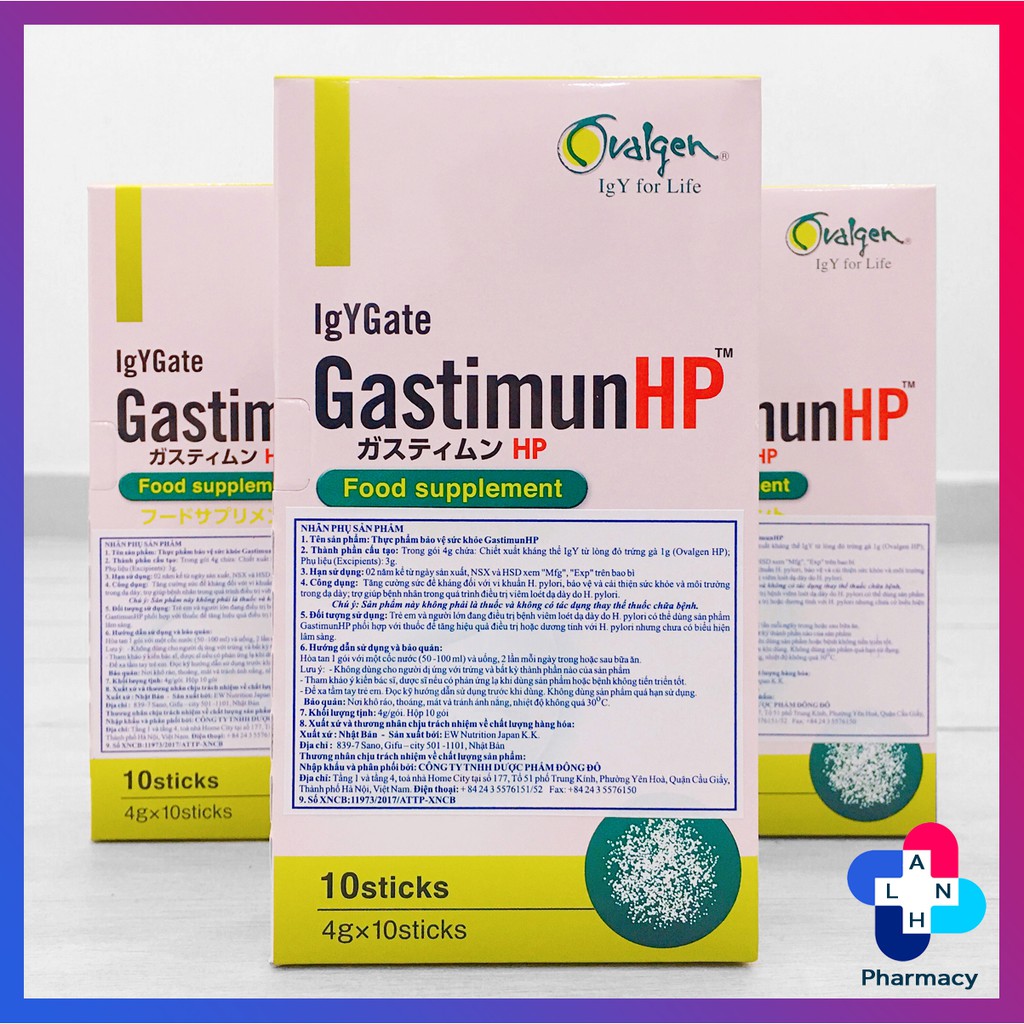 GastimunHP - Khắc tinh của vi khuẩn HP.