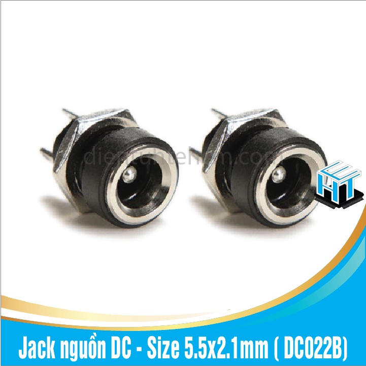 Combo 5 Jack nguồn DC - Size 5.5x2.1mm