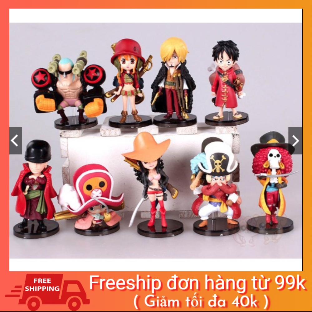 One Piece  NHIỀU MẪU  Mô Hình Nhân Vật Team Luffy ( Cả 9 Con )