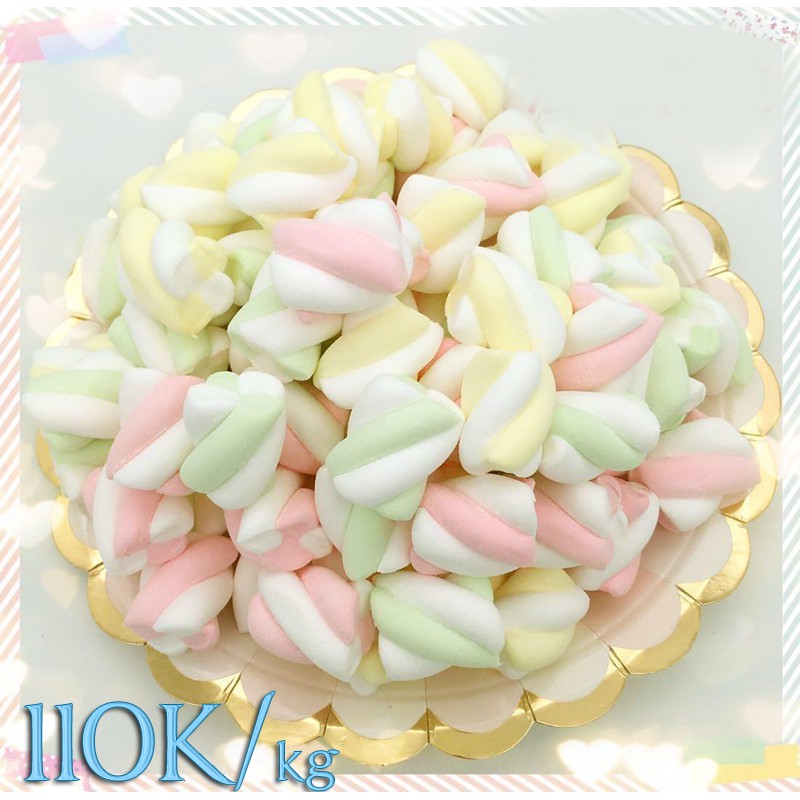 Kẹo marsh mallow đường trang trí bánh kem