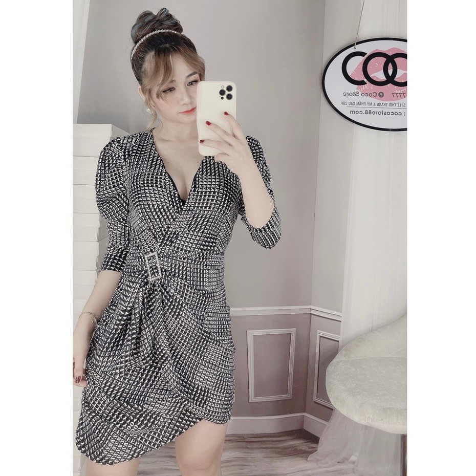 Đầm vải lụa Hàn Châu nhập khẩu cao cấp - DA003 | BigBuy360 - bigbuy360.vn