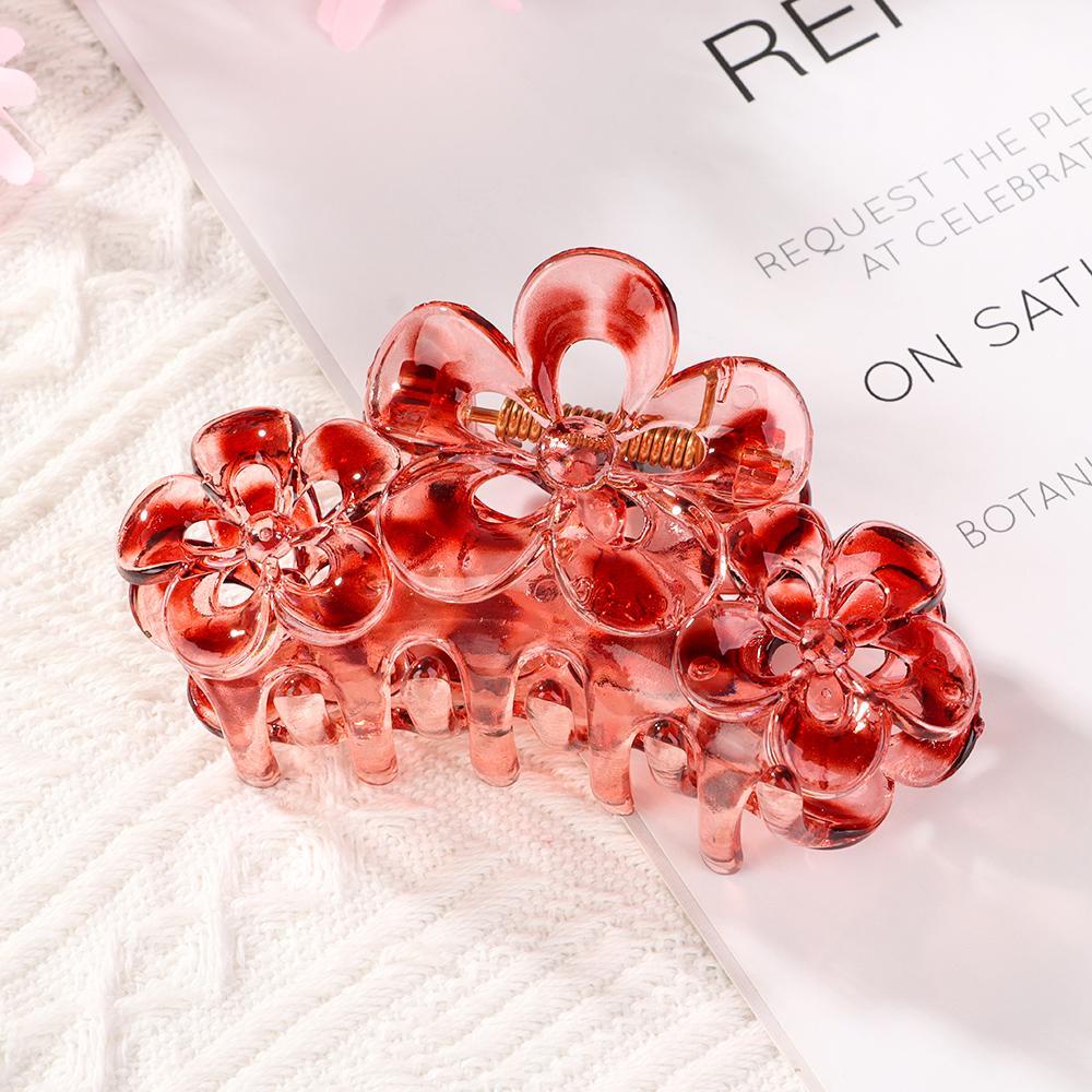 Kẹp Tóc Càng Cua Bằng Nhựa Acrylic Phong Cách Hàn Quốc