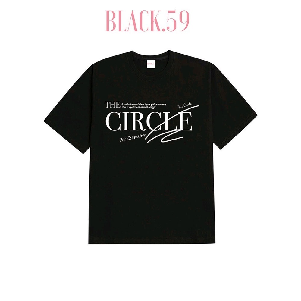 Áo thun nữ kiểu Basic-CIRCLE , áo phông form rộng tay lỡ chất cotton mát cá tính