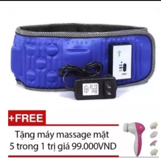 Máy massage đánh tan mỡ bụng giảm béo + tặng massage mặt