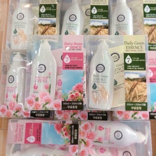 Set 2 sữa tắm Happy Ssoma Daily Grain Essence - Pháp