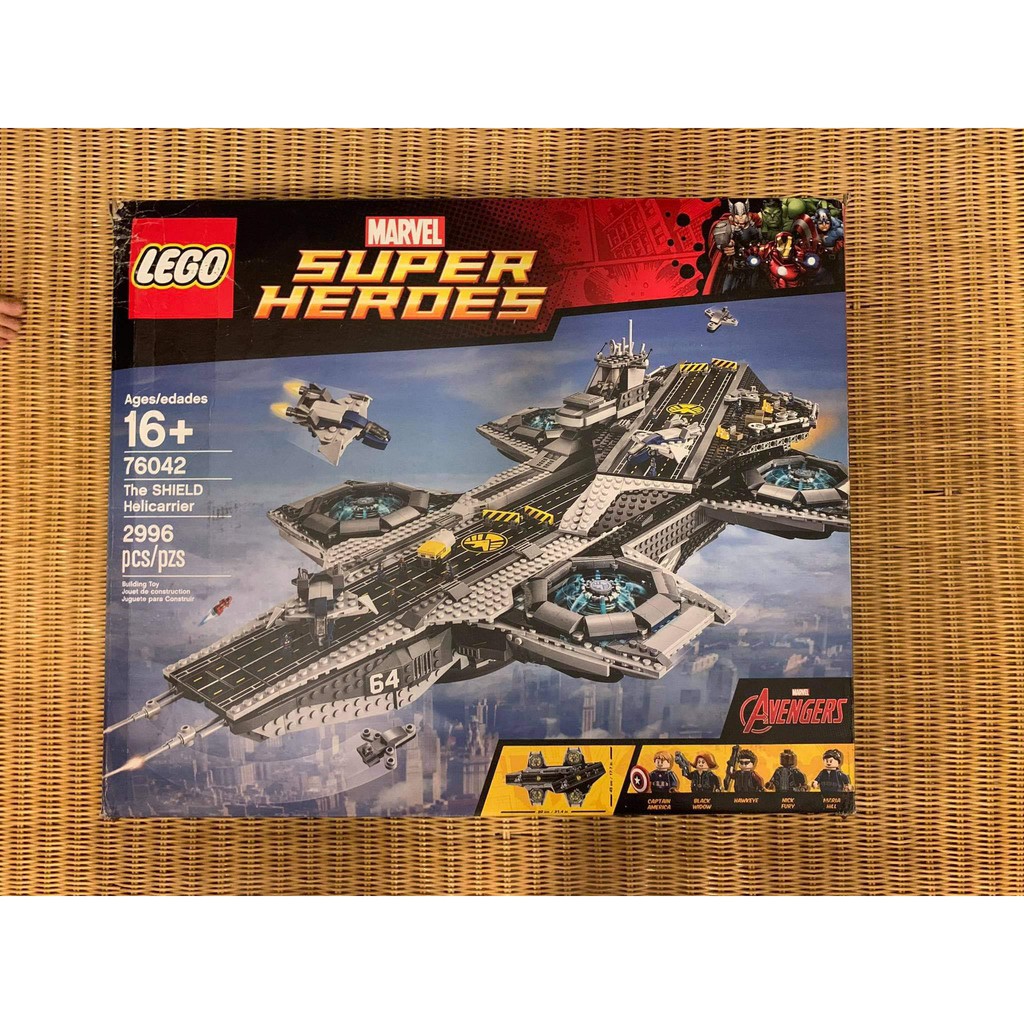 Lego 76042 Super Heroes The Shield Helicarrier - Tàu sân Bay Shield - Hộp Xấu ( Hàng có sẵn )