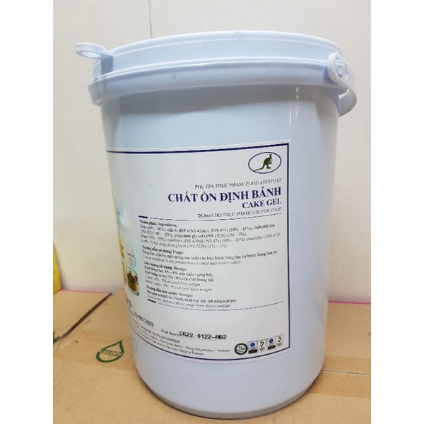 Chất ổn định làm bánh Mauri   xô 5kg  vàng - trắng