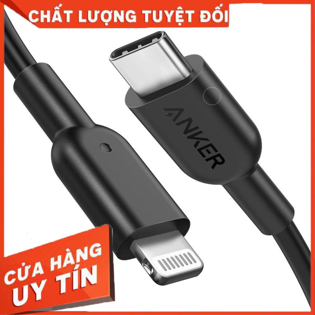 Dây cáp sạc siêu nhanh 87W Type-C PD 3.1 to Lightning dài 180CM hiệu ANKER Powerline+ II cho iPhone / iPad - Chính hãng