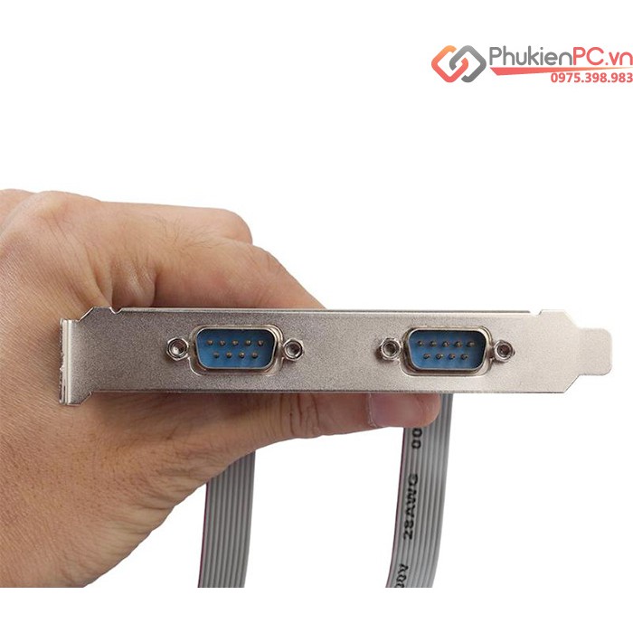 Dây cáp 9pin COM cắm từ mainboard ra RS232 Male cho PC, Mini PC, iTX