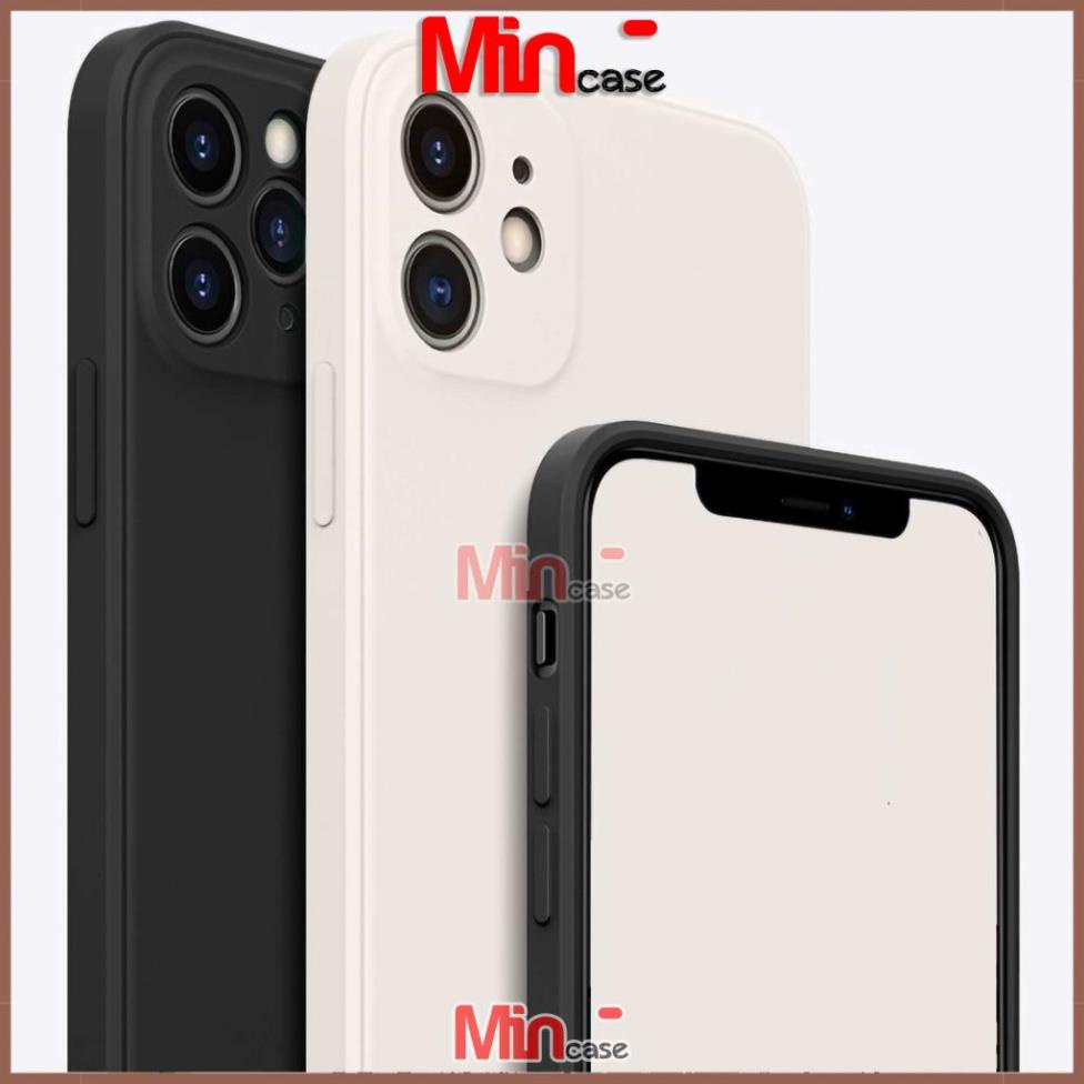 Ốp lưng iPhone Phi hành gia Cute cạnh viền vuông silicon mềm dẻo cho iphone 6/6s/7/8/X/XS/11/12/13 Pro Plus Max