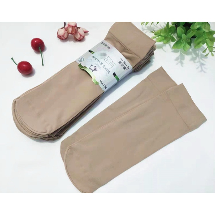 Vớ Nhung Lụa Dày Miệng Rộng Unisex