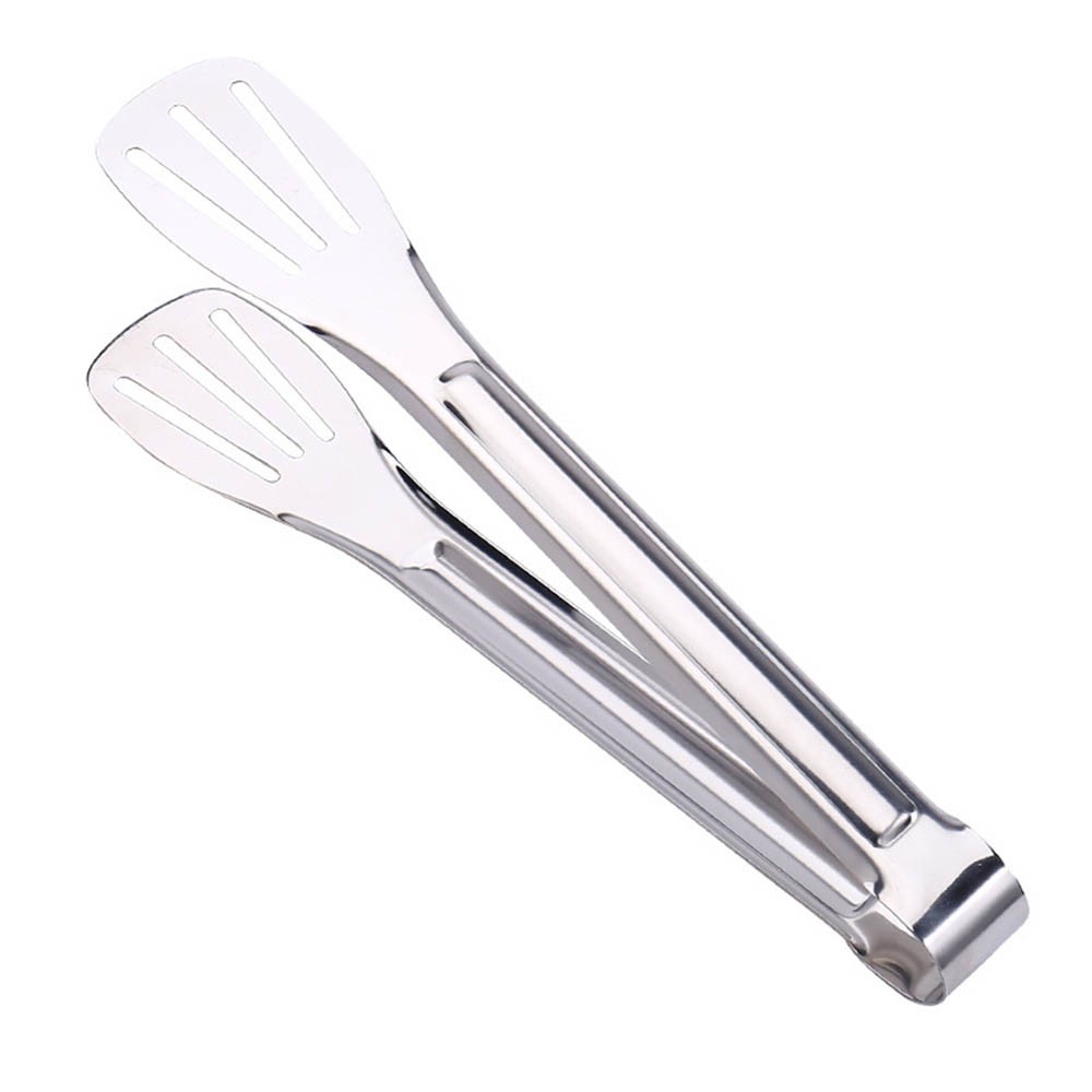 EPOCH Pizza Food Tongs Server BBQ Kitchen Utensils Serving Cooking Tools Anti Heat Bread Clip Dessert Stainless Steel/Multicolor