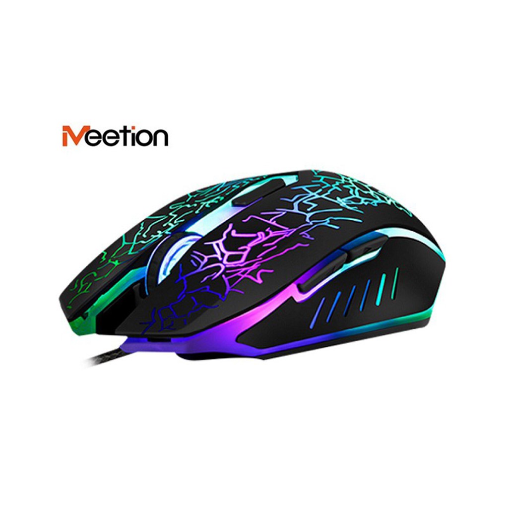 Chuột Gaming Meetion MT930 - Đèn led RGB cực đẹp - Độ bền 50 triệu lượt click - Cam kết chính hãng - Bảo hành 12 tháng