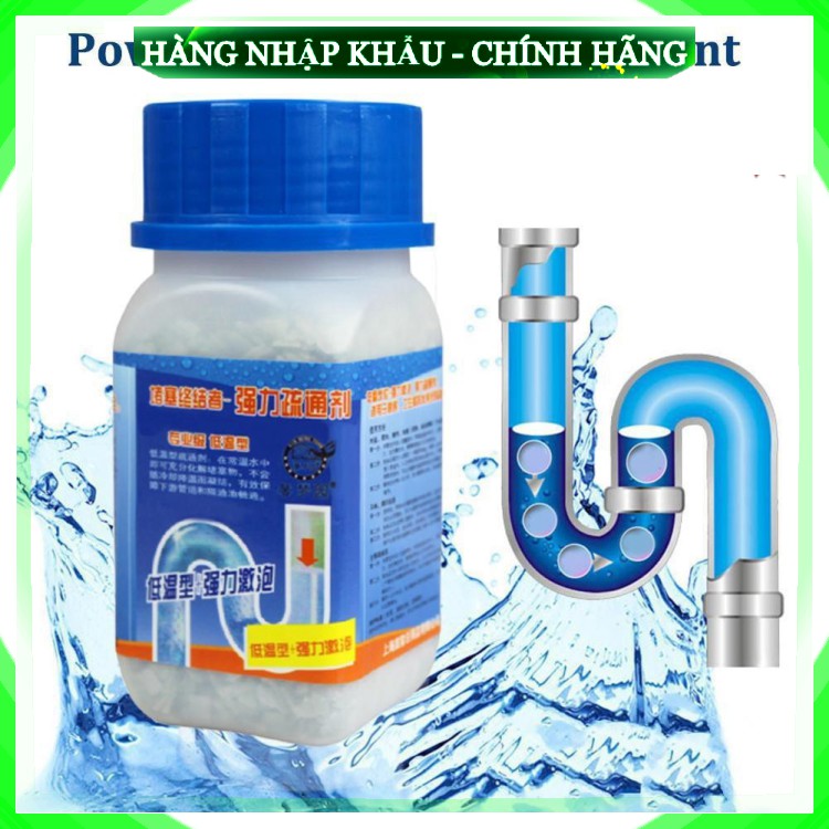 [FreeShip - LOẠI 1] Bột thông tắc cống bồn cầu thần thánh, siêu gói thuốc cho đường ống