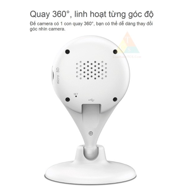 Camera giám sát Qihoo 360 FHD 1080P hồng ngoại bản Quốc Tế giá rẻ - cho hình ảnh tiếng nói rõ nét