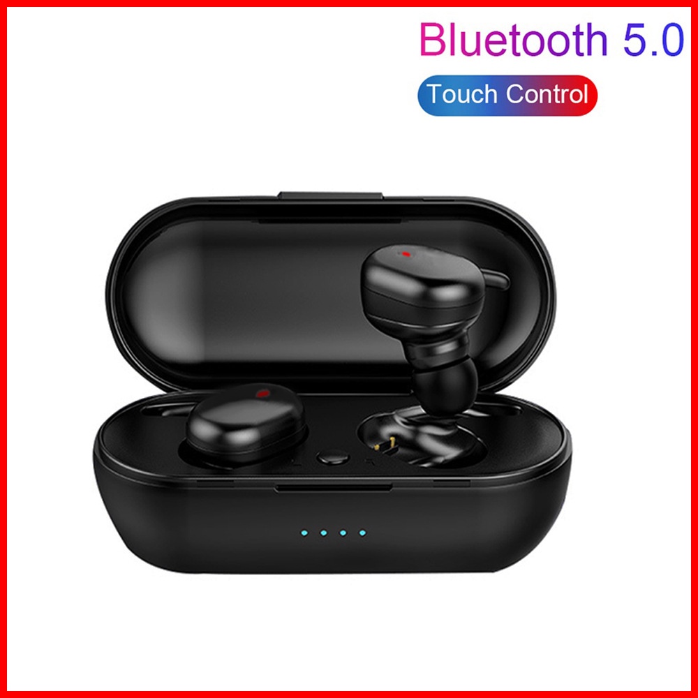 Tai nghe Bluetooth AMOI F9 TWS 5.0 bản QUỐC TẾ không dây cảm ứng chống nước IPX5, chống ồn tích hợp sạc dự phòng 2500mAh