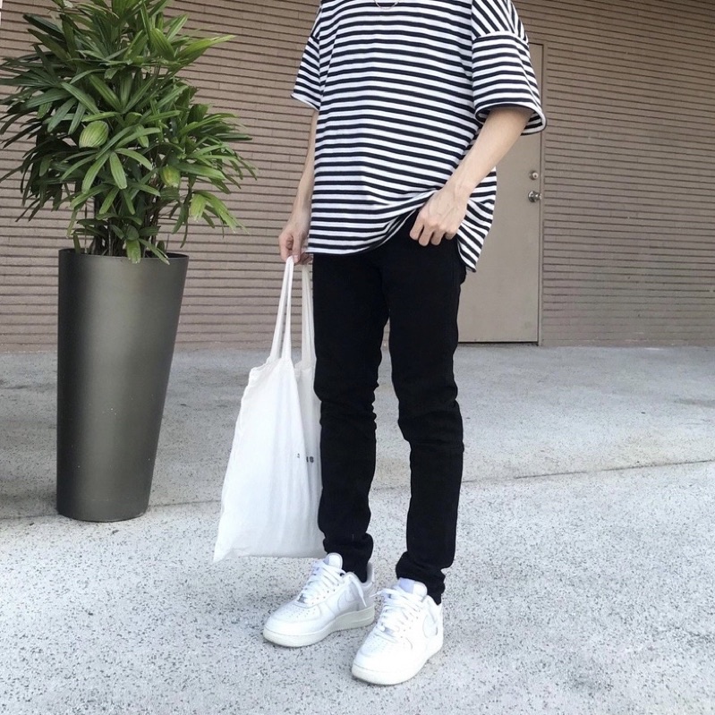 Quần jean đen nam có zip Q10, quần jean nam đẹp, chất jean co giãn thoải mái, form slim fit