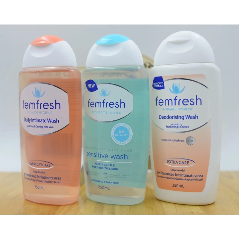 Femfresh Dung dịch vệ sinh Phụ Nữ Úc 250ml ddvs femfesh phụ khoa mùi hương dễ chịu, cung cấp độ ẩm dịu nhẹ