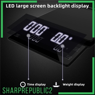LED Display High Precision Coffee Scale With Timer Digital Kitchen Scales