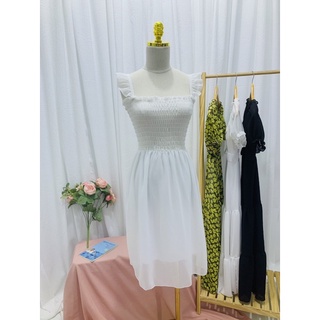 Đầm hai dây tay cánh tiên FreeSize