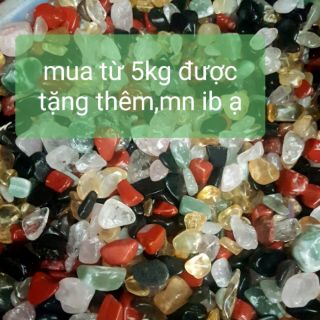 Đá thanh tẩy ngũ sắc nhiều màu 50g