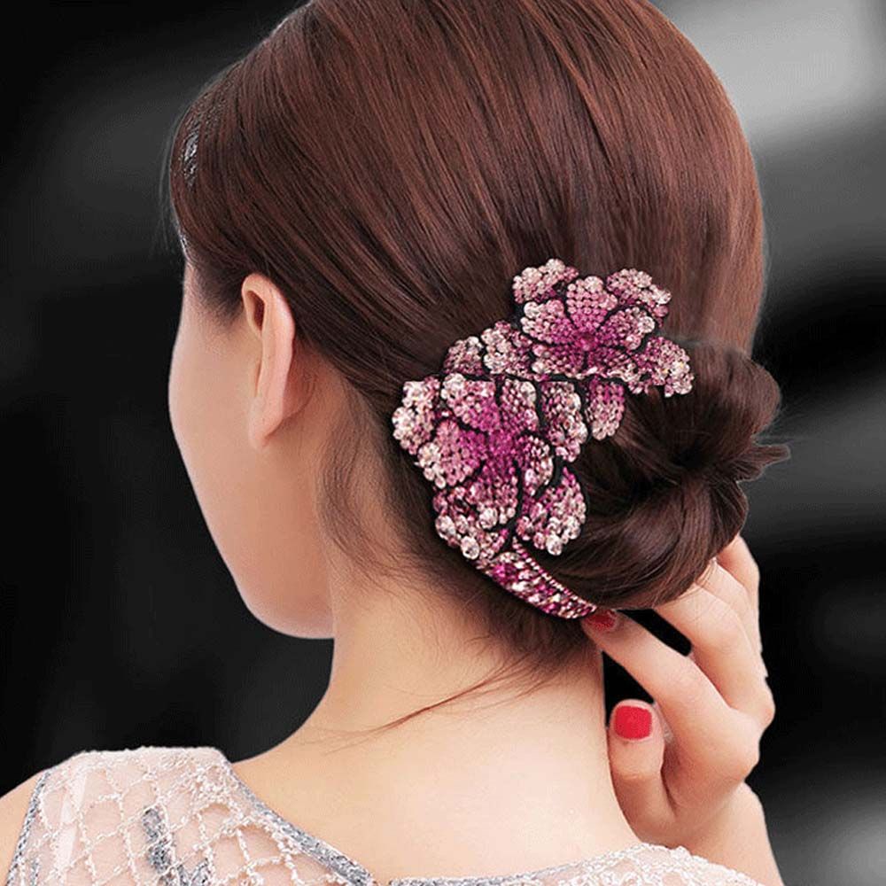 Kẹp tóc hình hoa phong cách Hàn Quốc cổ điển sang trọng dành cho nữ