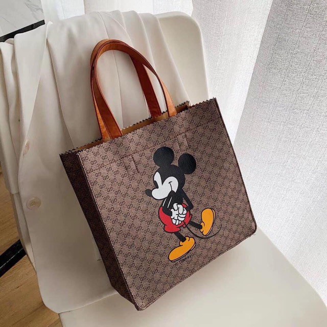 [XẢ KHO+FREE SHIP] Sét túi xách mickey 2 chi tiết tặng kèm ví siêu cute