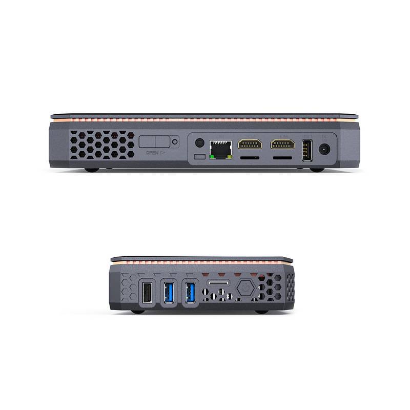 T12 Mini PC 8G + 512G Máy chủ Mini HỆ THỐNG WIN10 được cài đặt sẵn, không có quạt