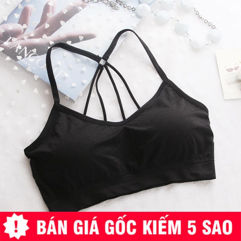 Áo Bra Tập Yoga Gym Phối Dây Lưng Có Mút P1674