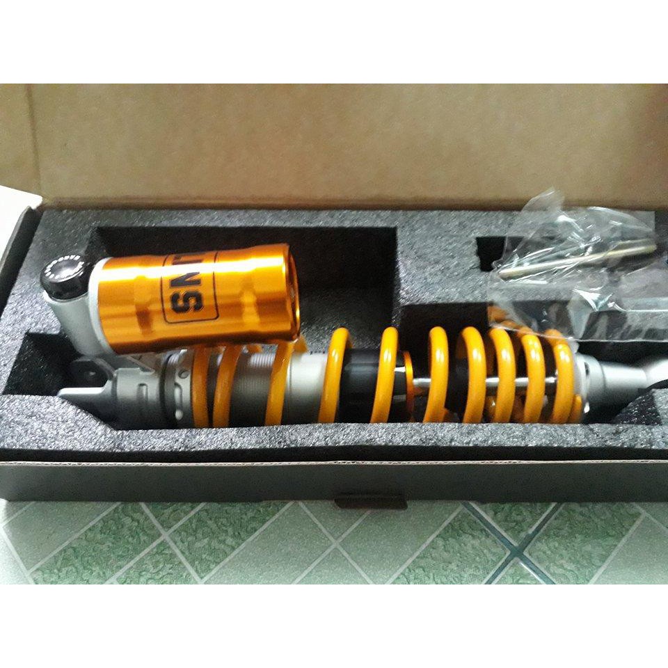 Phuộc sau xe máy Ohlins gắn xe Vario, Click, Mio, Luvias Vision bình dầu dưới - Vindecal BD